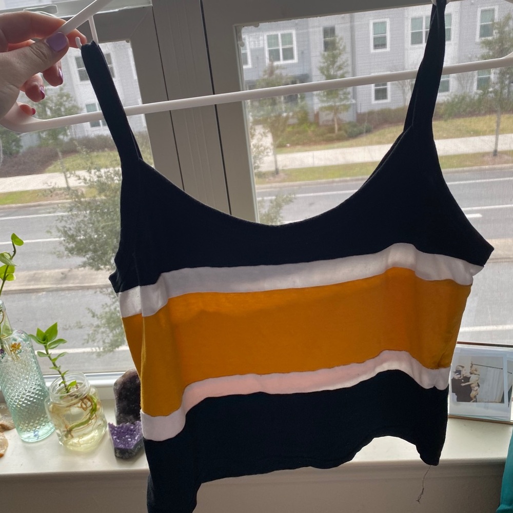 Cute and soft crop tank top